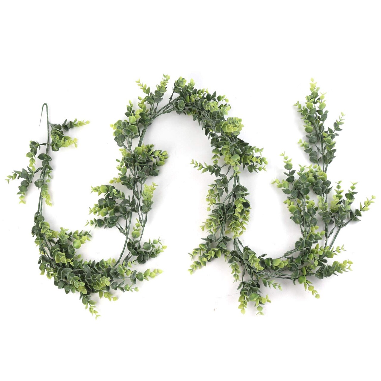 6-Foot Realistic Eucalyptus Garland - Lifelike Greenery with Natural Leaves, Perfect for Wedding Arches, Party Tablescapes & Home Decor - All-Season Botanical Accent, Floral Home by Artificial Flowers